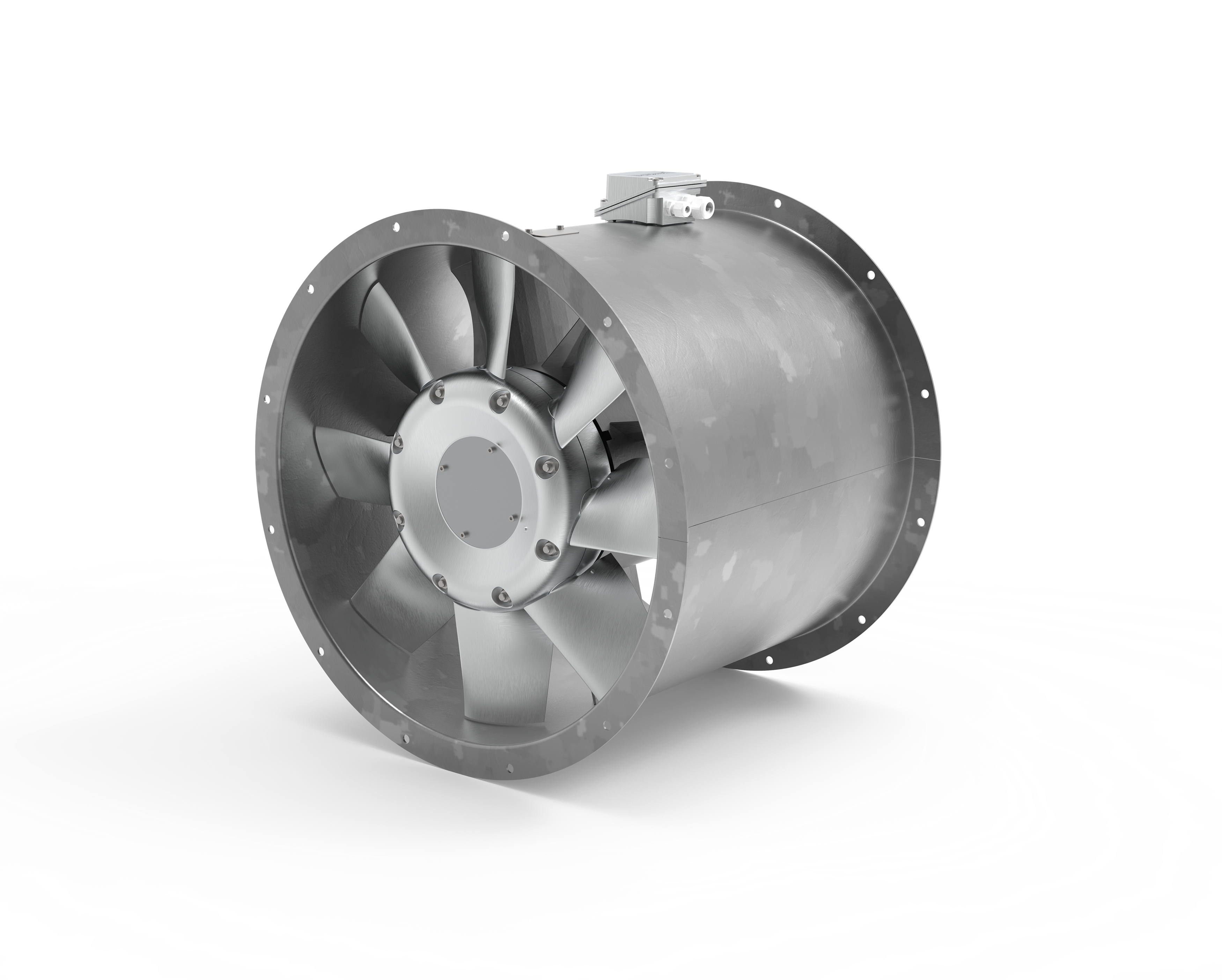 Axialventilator A6/N 350/4, 1000-3000 m³/h. (Sama) - Heattec® Webshop