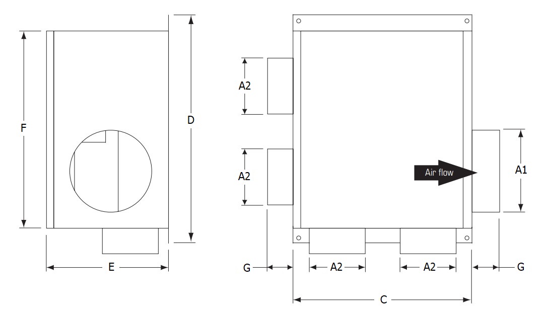 CVS Inline duct fans · CVS: Inline Duct Fan · Fantech