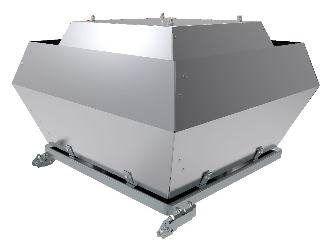 DVCI-POC, Een energiebesparende EC-dakventilator aangedreven door een externe rotormotor