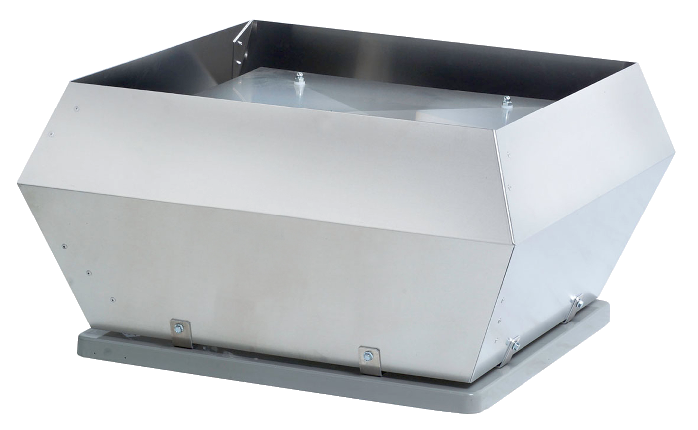 DVS, Onderhoudsvrije, betrouwbare, direct aangedreven centrifugale dakventilator met verticale uitblaas