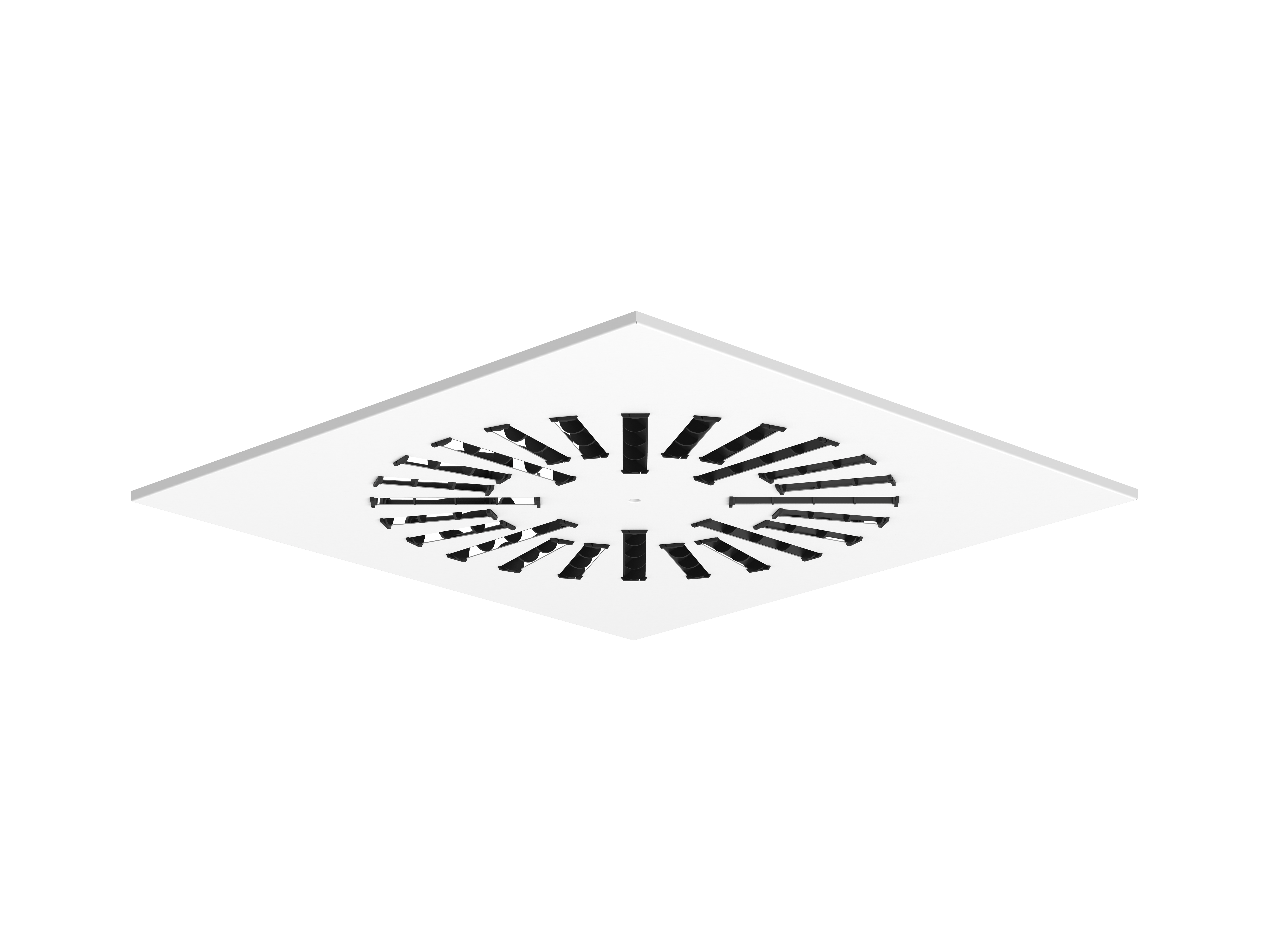 VVKR-B-S, Diffuseur tourbillonnaire pour installation au plafond